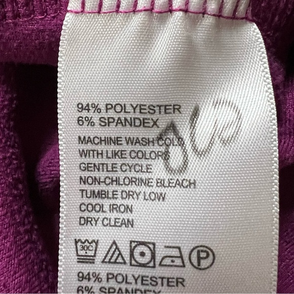 Tommy Bahama Men’s XL‎ Purple Paradise Tech 1/4 Zip Pullover Velour Stretch - Picture 6 of 8